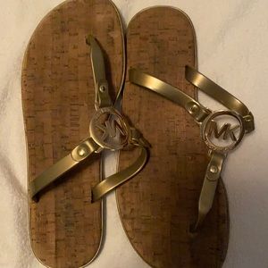 Micheal Kors cork sandals
